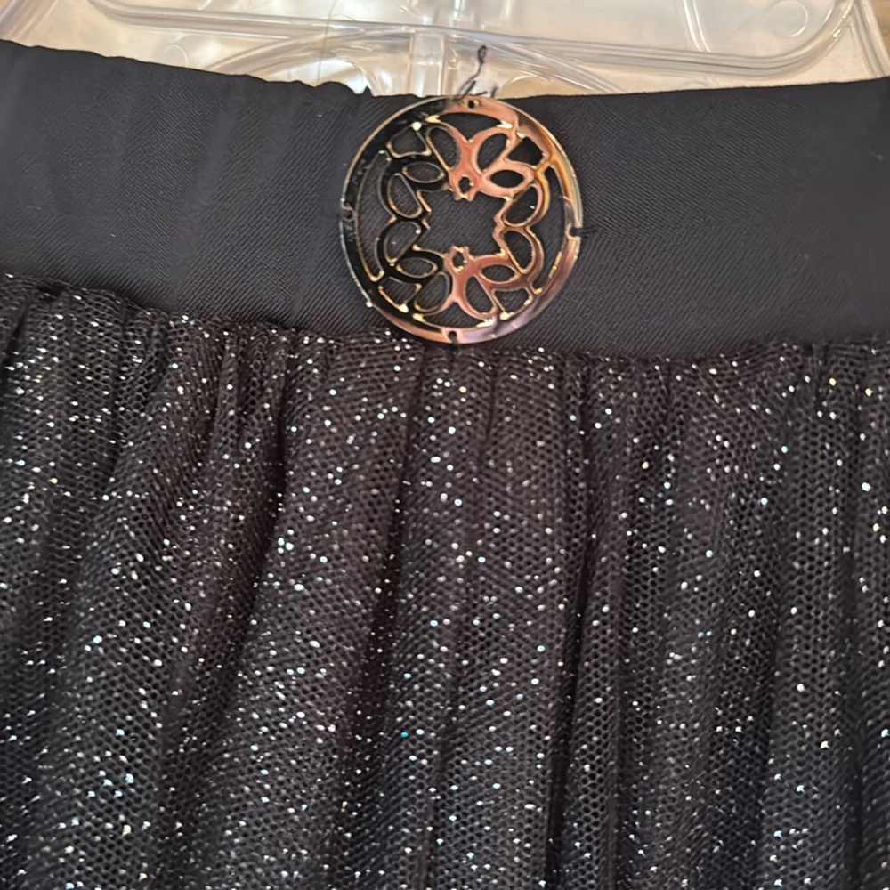 Elie Saab Black junior Skirt for Cocktail formal elegant sparkle